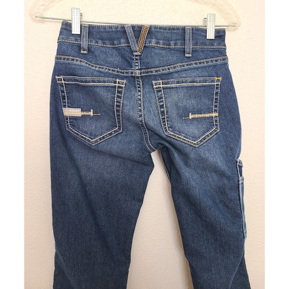Ariat Rebar Mid Rise Straight 25 R Inseam 31" Work Flex Carpenter Riveter Jeans - Picture 6 of 9